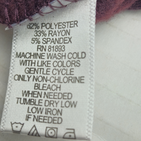 G.I.L.I. (Got It Love It) Women Wine Runched Slimming Dress Size 14 - Picture 11 of 12